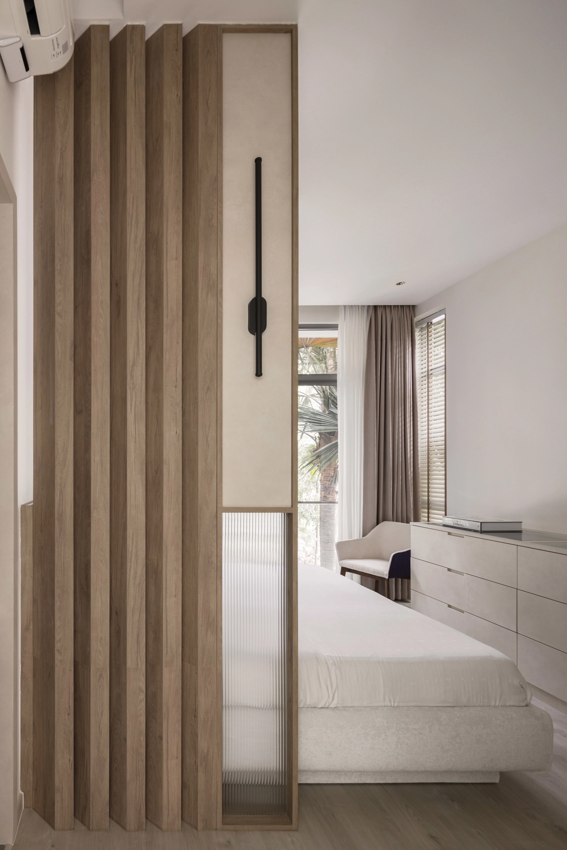 minimalist landed home bedroom