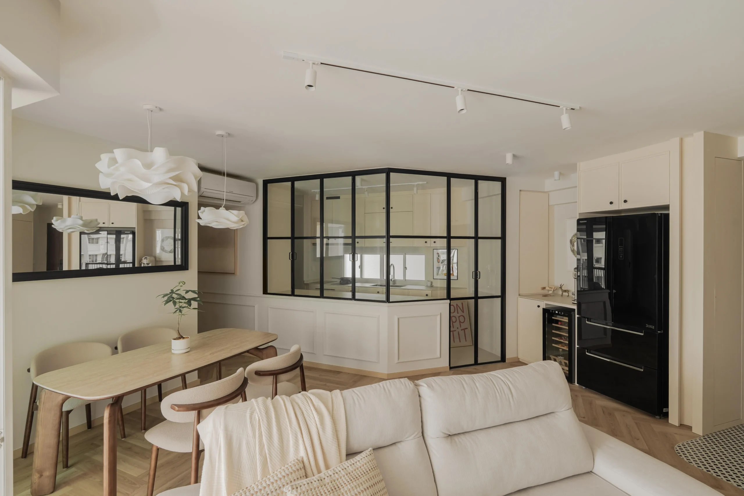 modern Parisian HDB